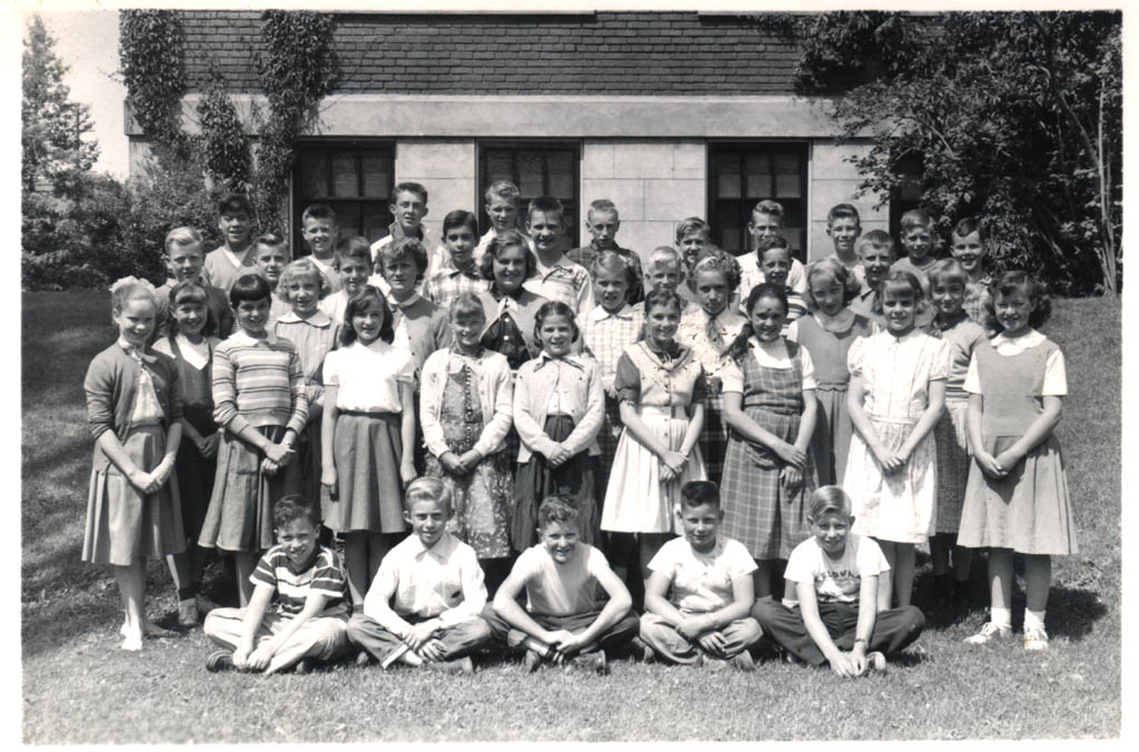 1955-1956 Mr. Maier's Grade 6 class