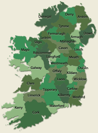 County Down Map